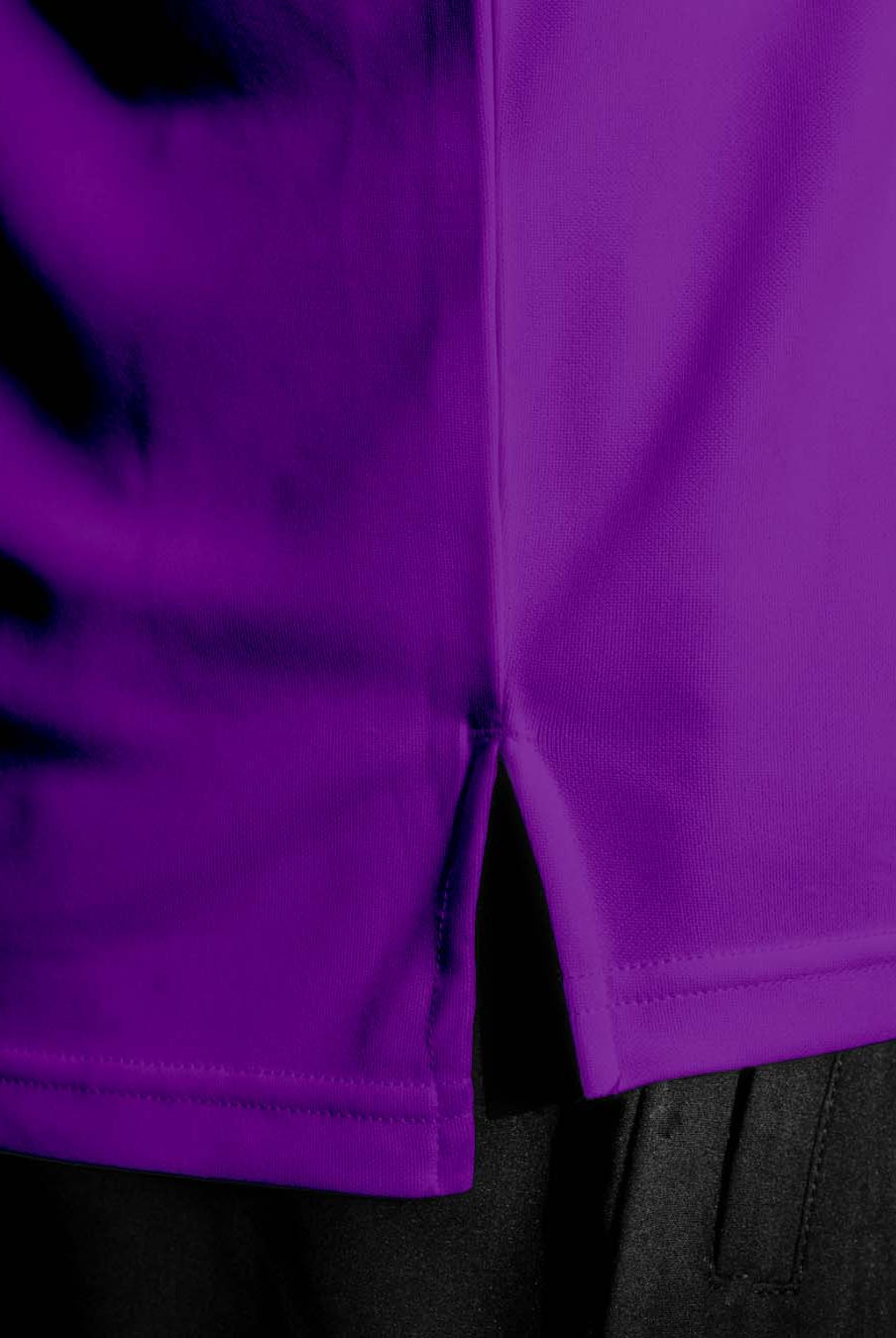 Close up photo of the hem on the Palermo shirt