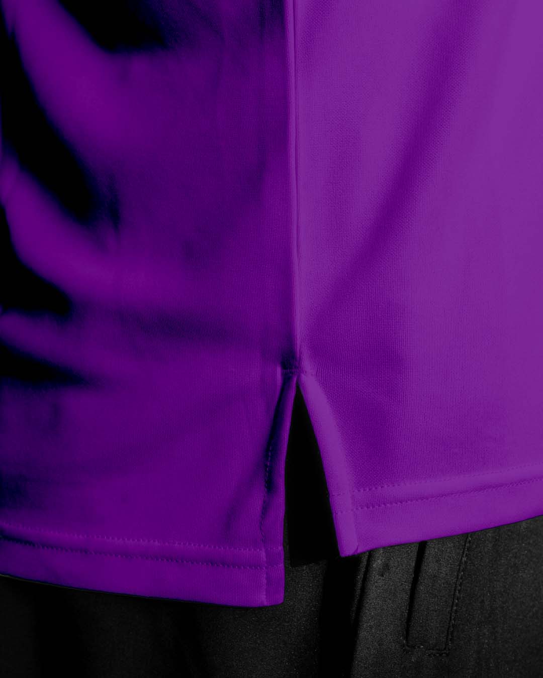 Close up photo of the hem on the Palermo shirt