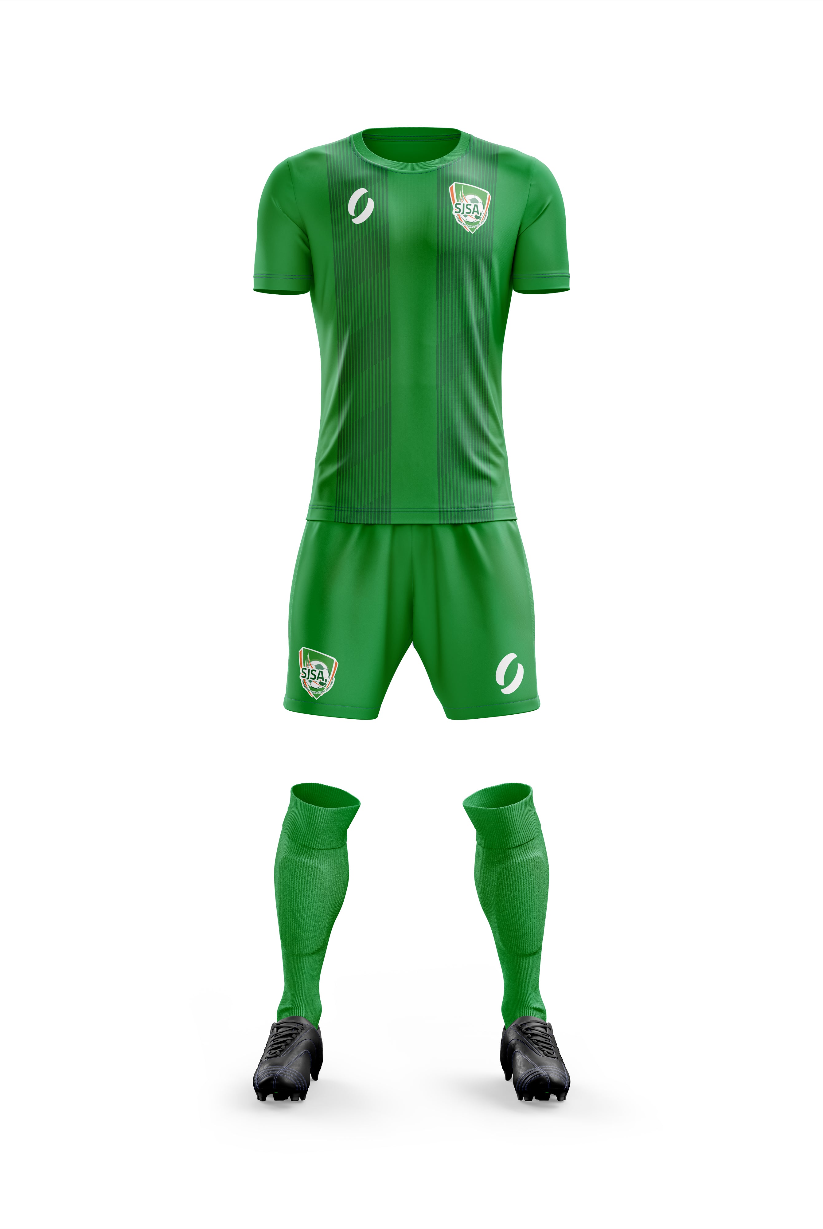 SJSA Shirt, shorts and socks in green