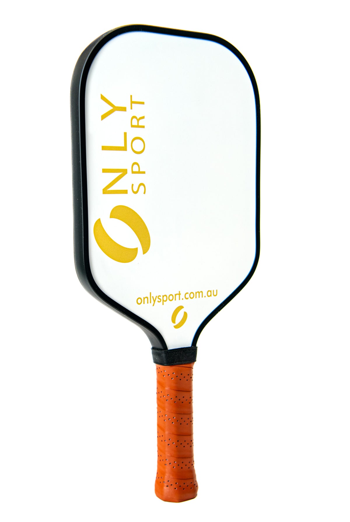 Front view of white paddle facing right