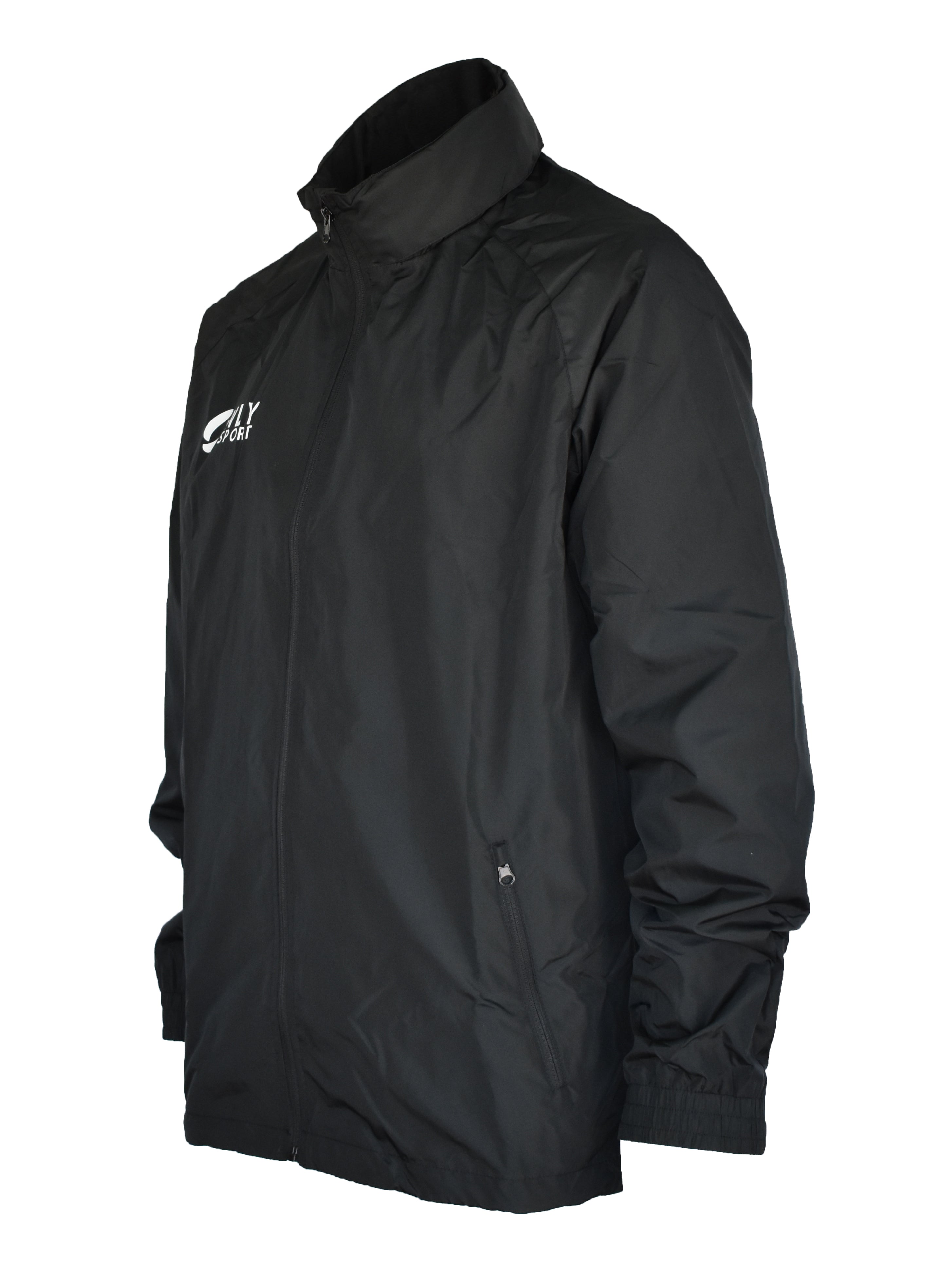 Spray Jacket in All Black side view