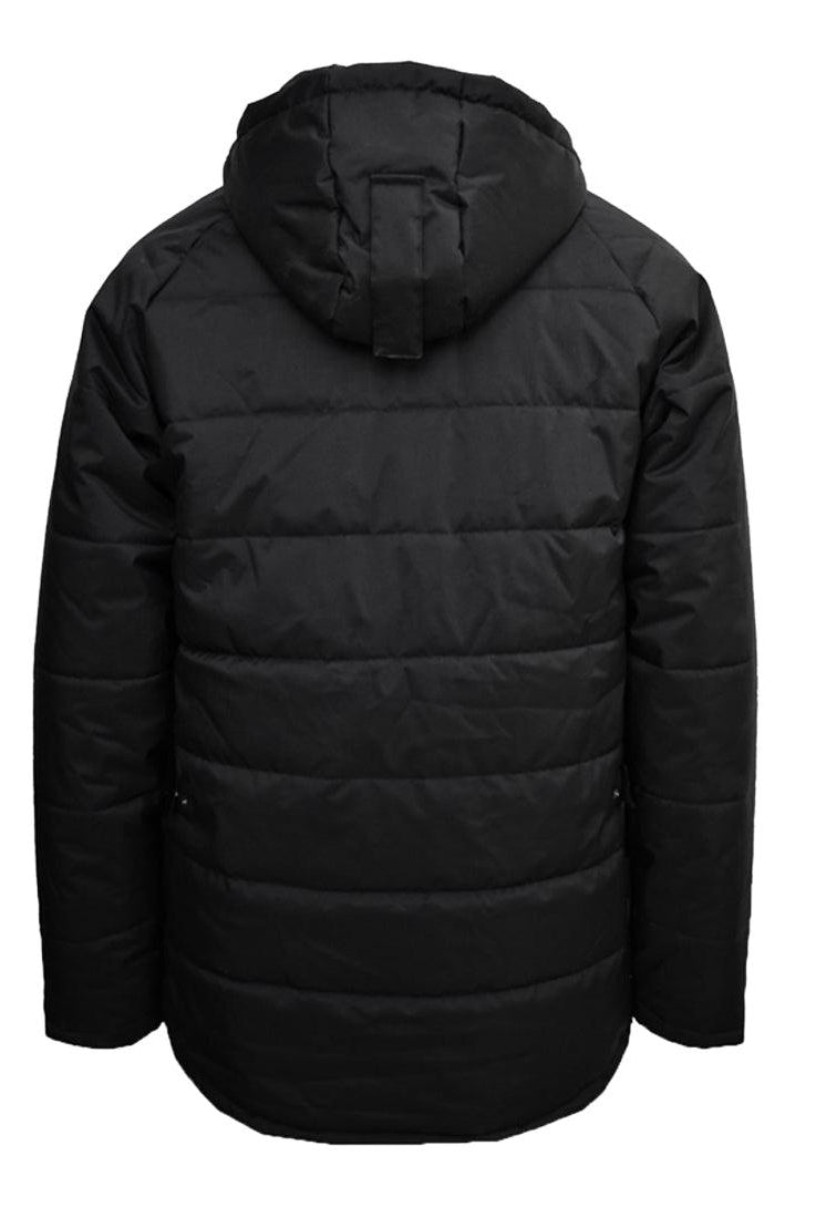 Coaches Jacket in Black rear view