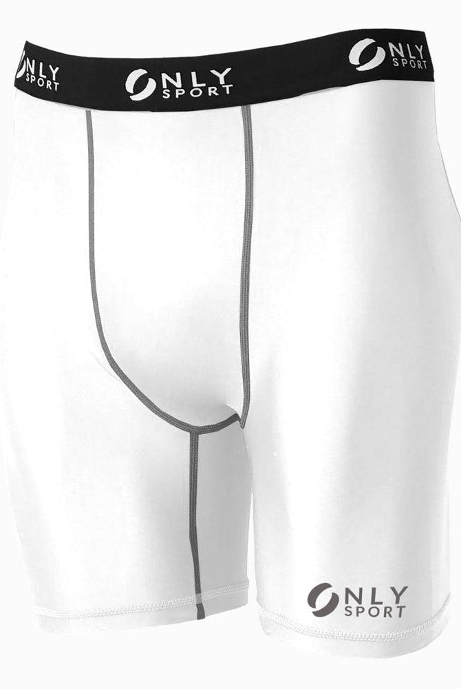 Compression Wear Shorts in White