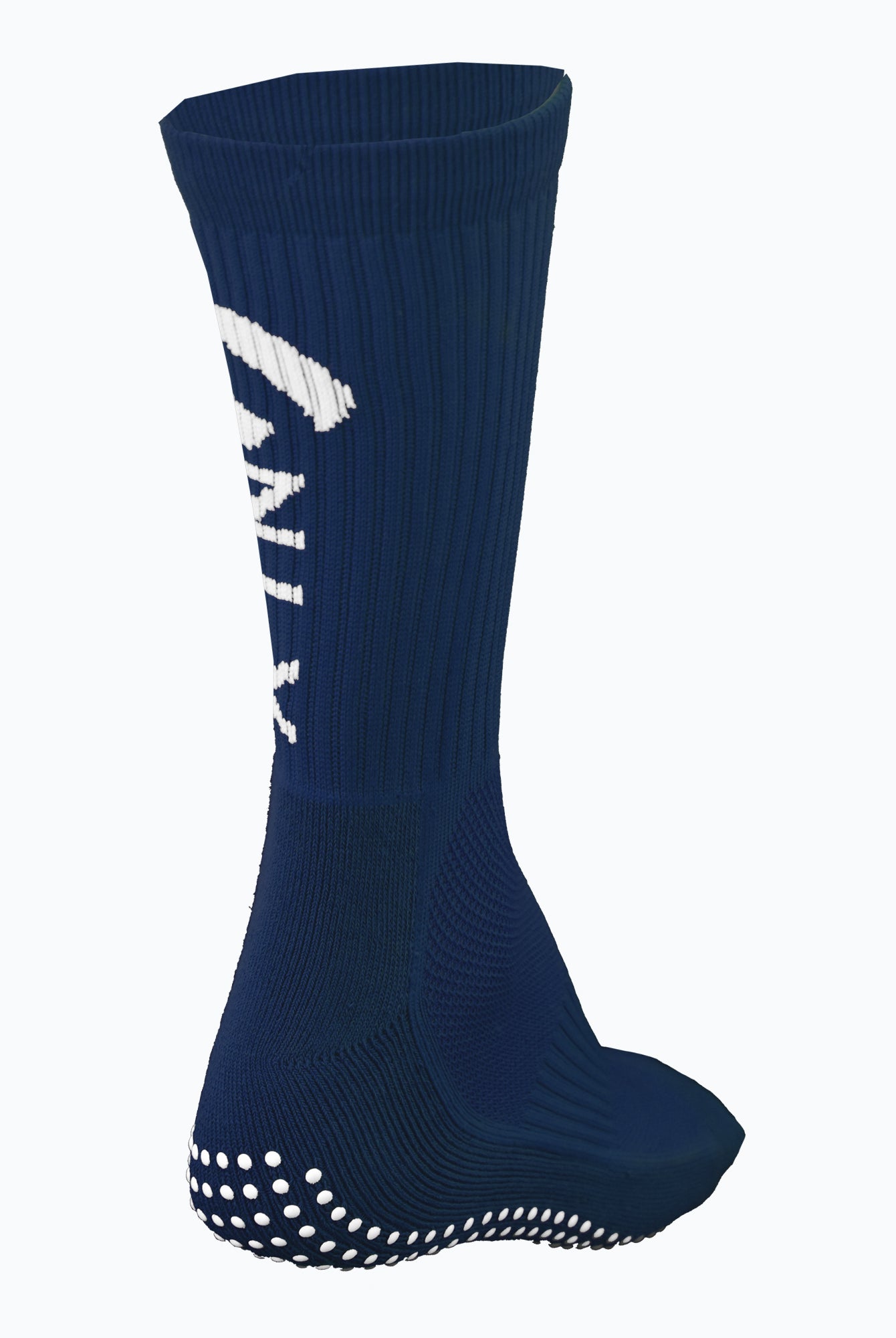 Grip Socks in Navy Blue Rear View