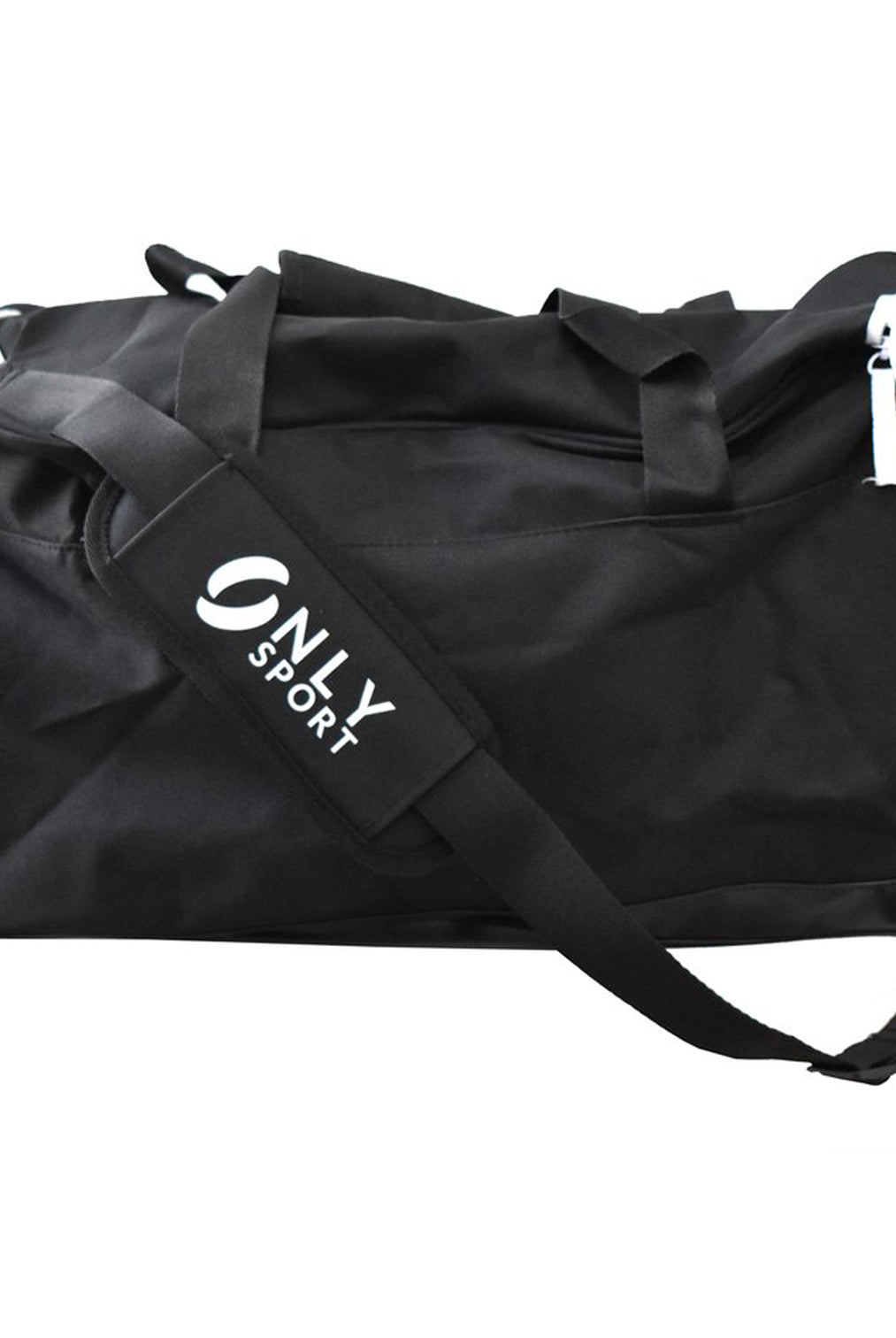MALVERN CITY PLAYERS Bag WITH WHITE ZIP in Black rear side view