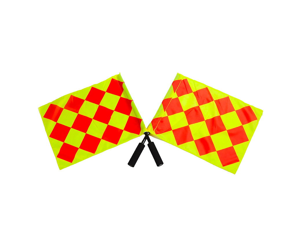 Two LINESMAN FLAGS