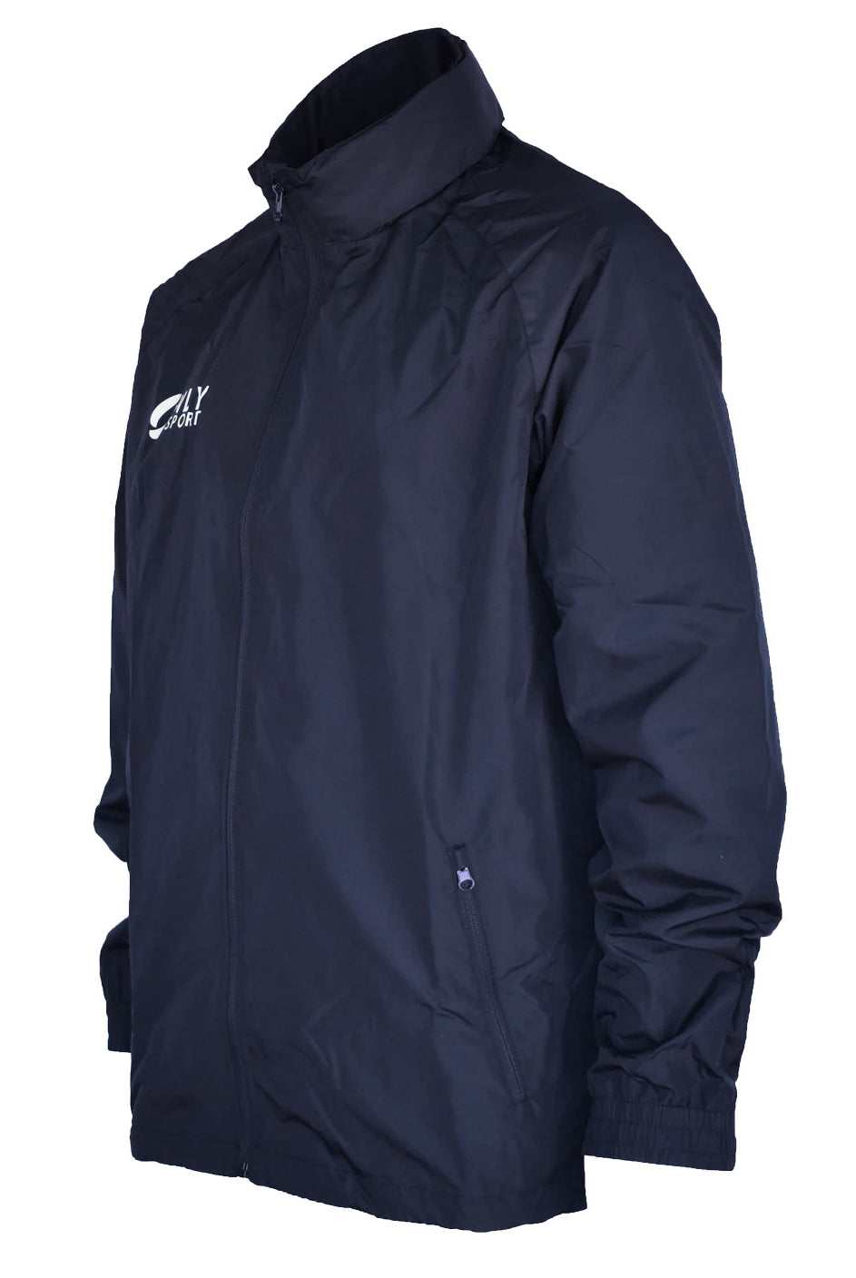 Spray Jacket in Navy side view