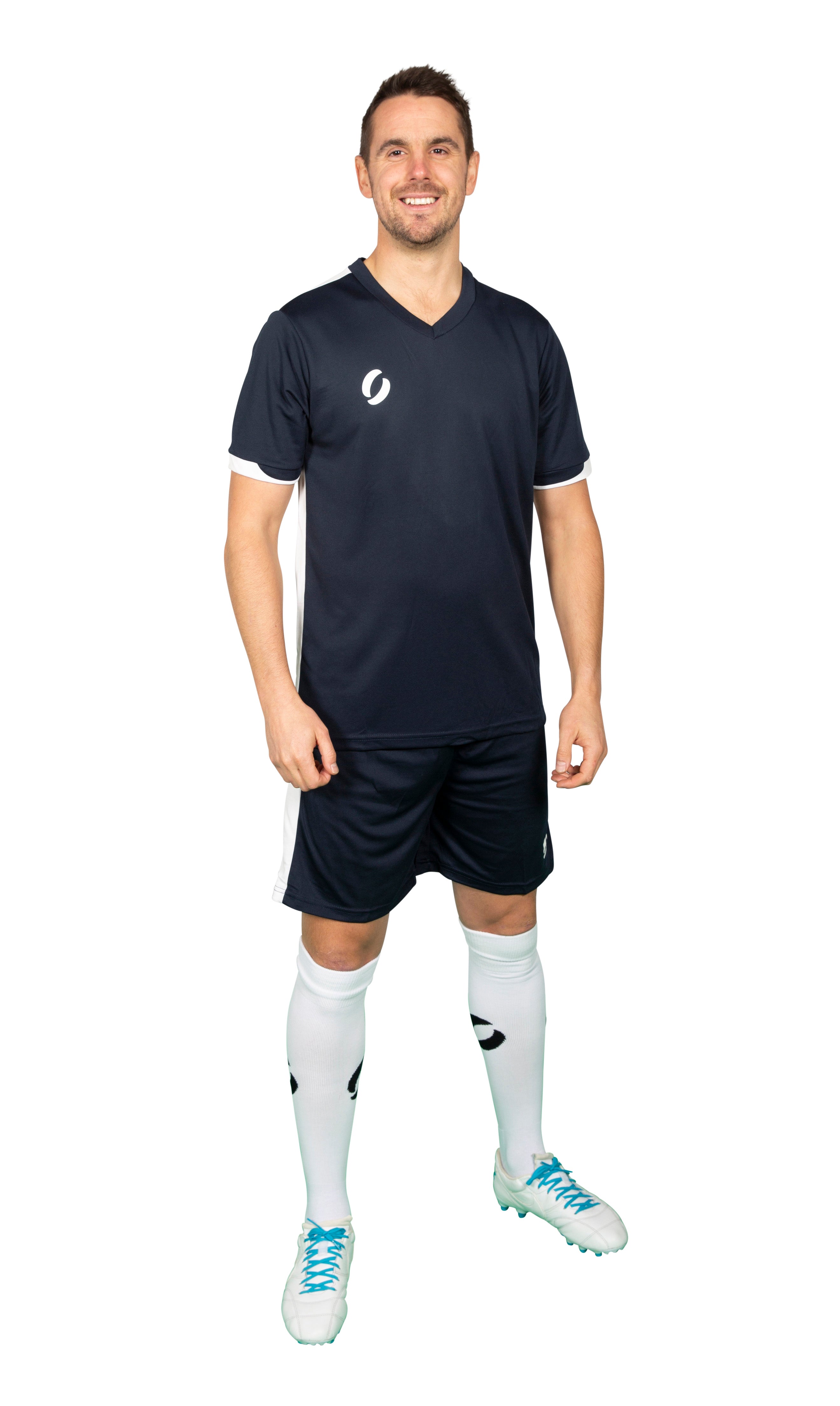 man wearing Training Kit Navy And White