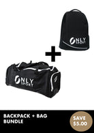 BACKPACK AND BAG BUNDLE IN BLACK