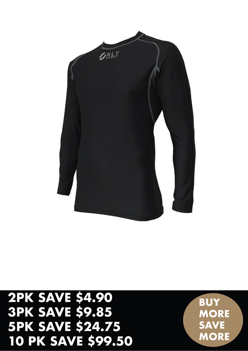 COMPRESSION WEAR TOP BUNDLE - BLACK – Only Sport
