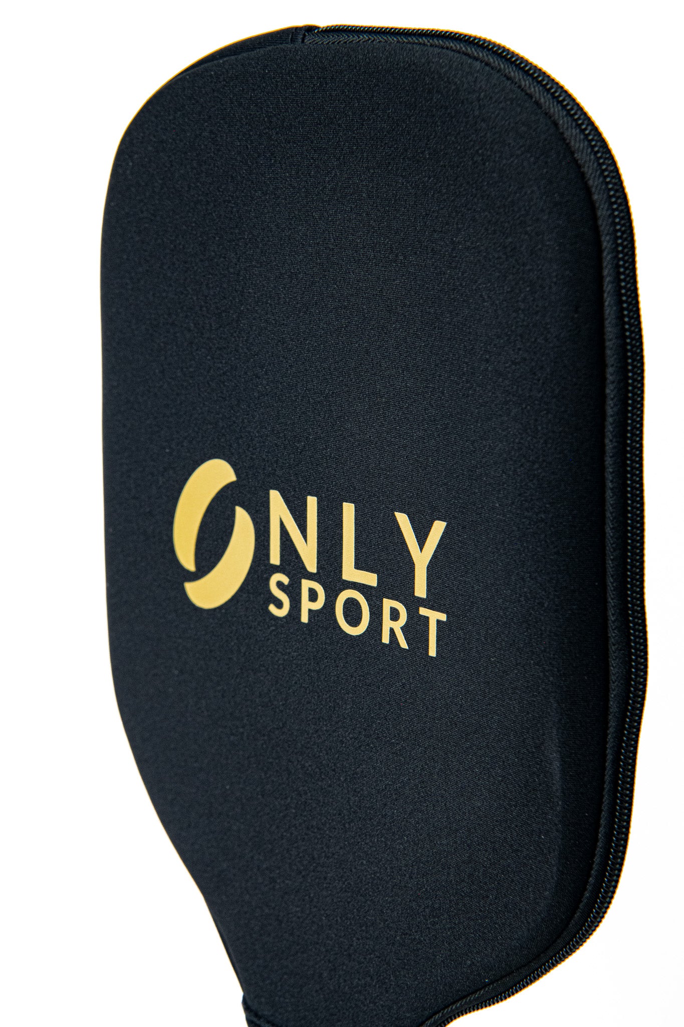 Angled and close up view of cover over the paddle