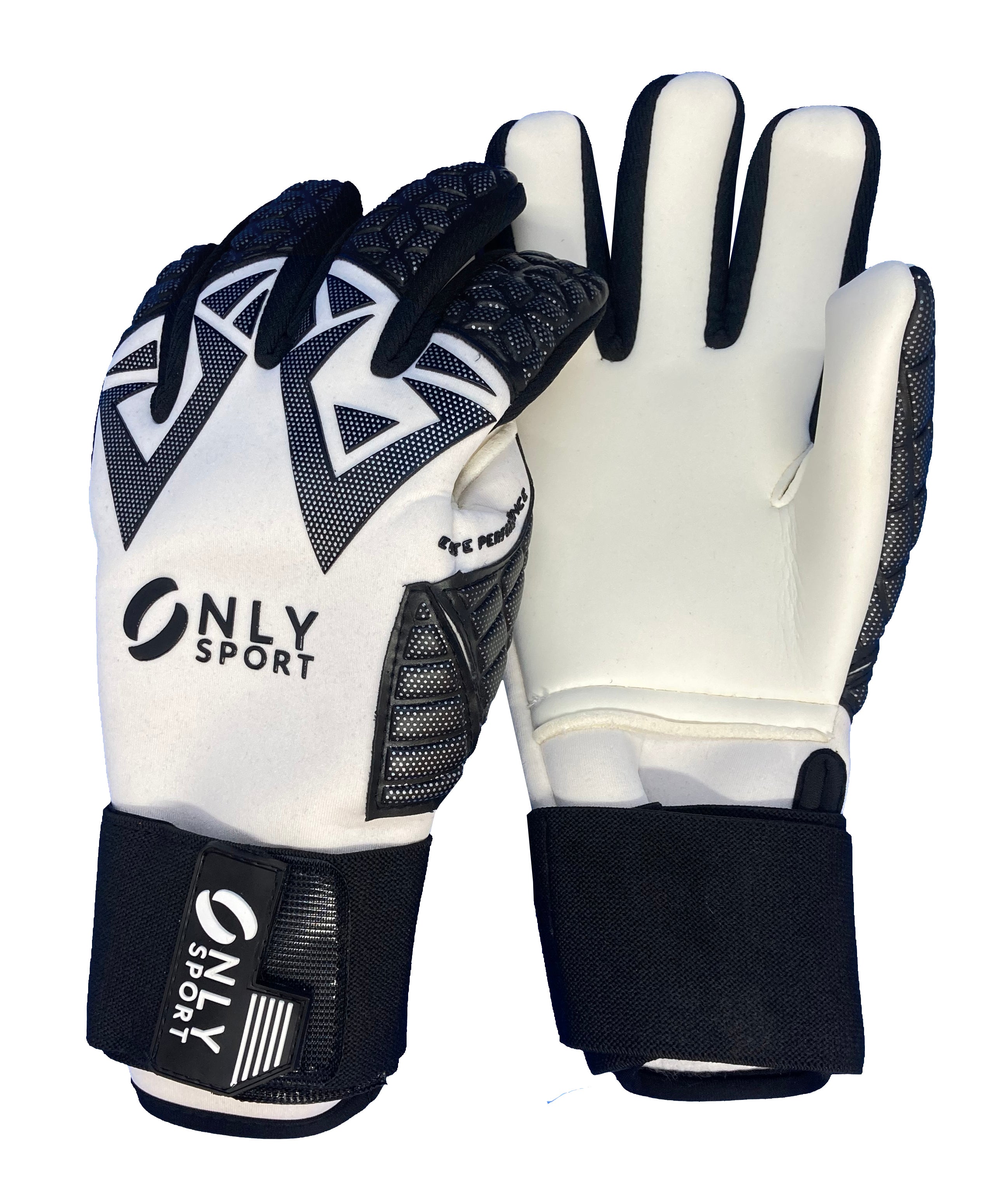 Blanco Goalkeeper Gloves in black and white