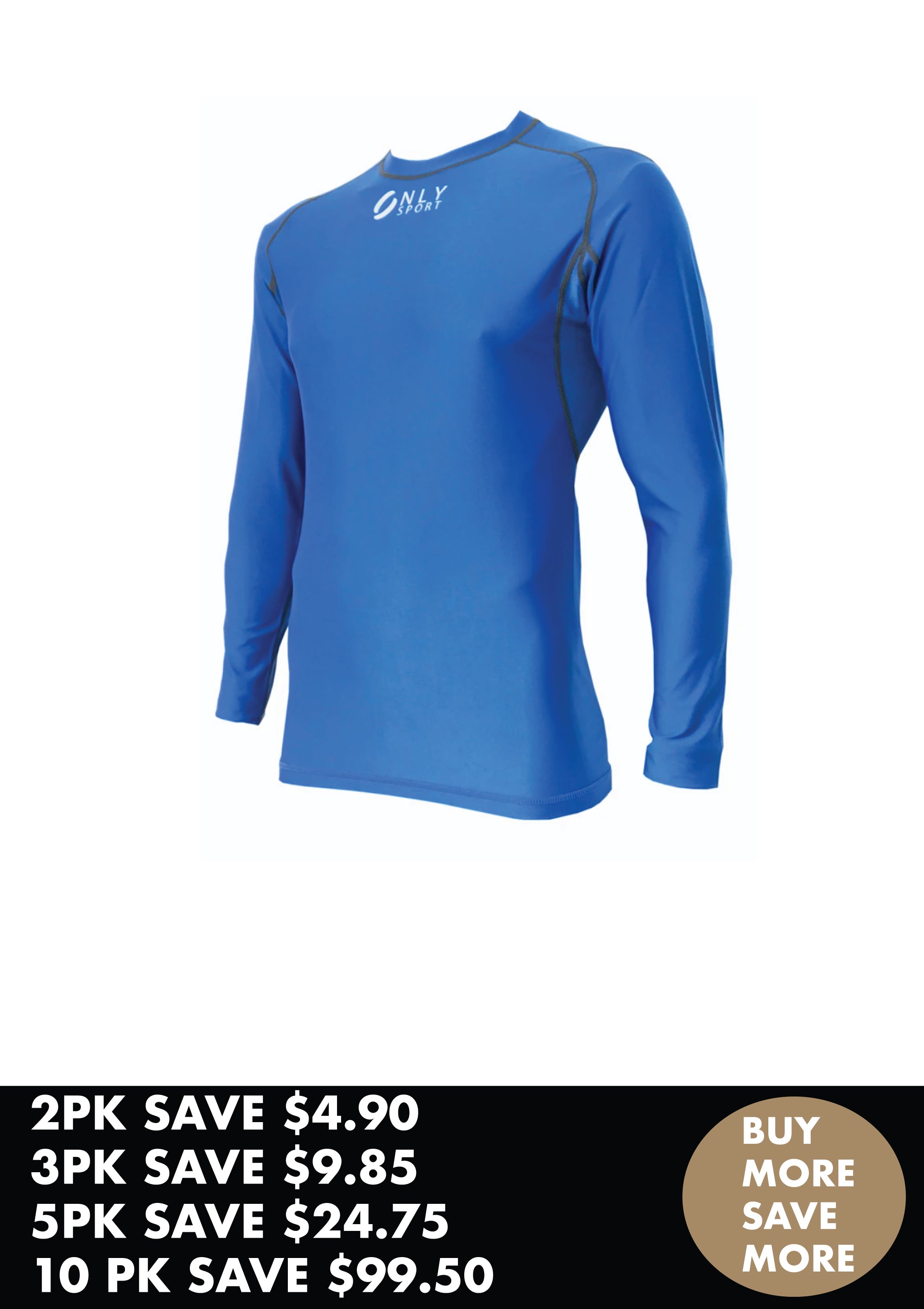 Compression Wear Top Bundle In Blue