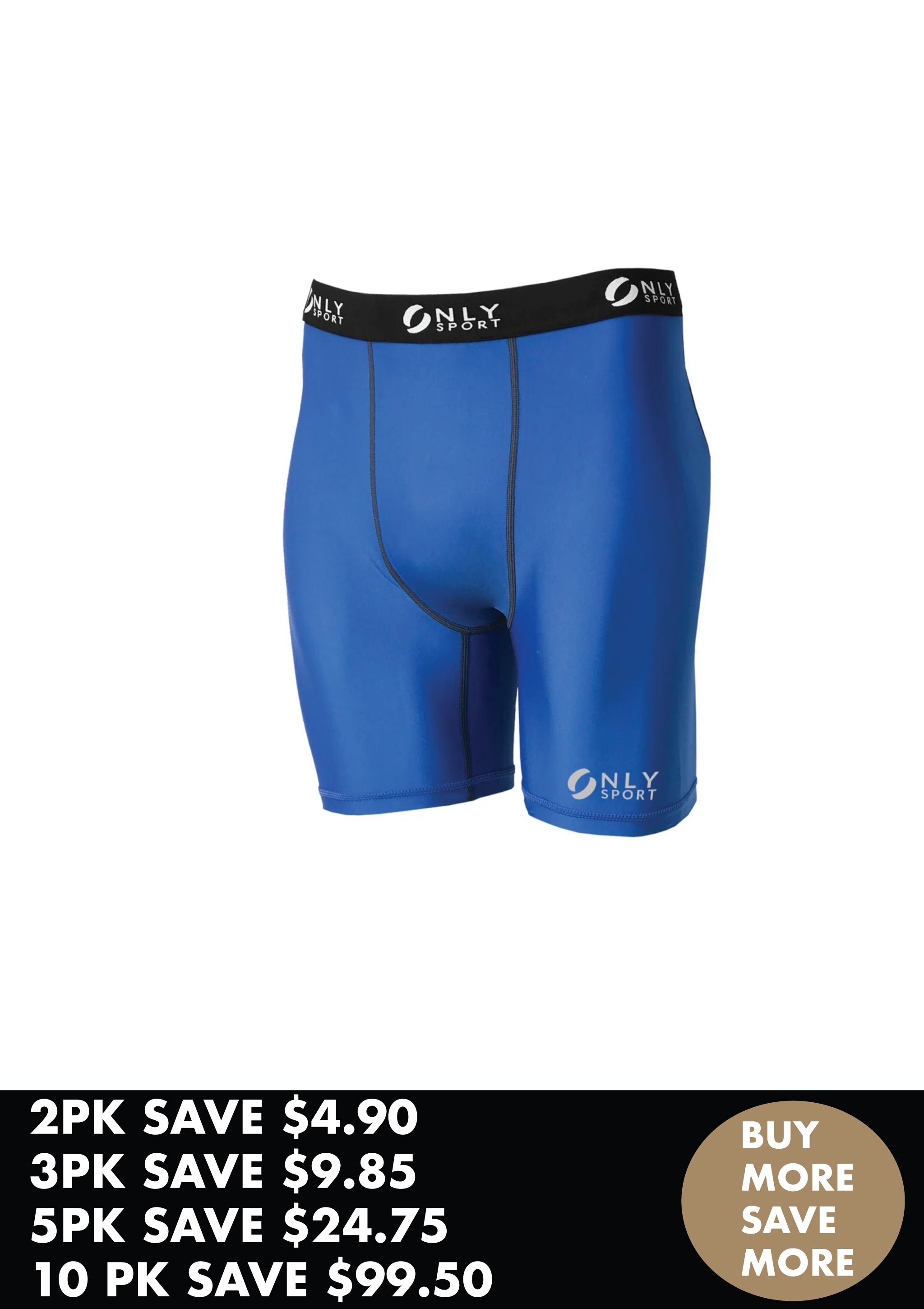 Compression Wear Shorts Bundle in Blue
