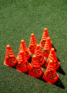 Set Of 10 Flex Cones 