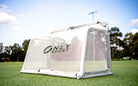 Rear 45 Degree View Of Foldable Goal 