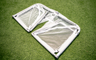 Arial View Of Foldable Goal Flat On Ground 