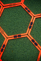 Close Up Portrait Shot Of Hexagon Rings