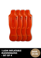 SET OF 4 INFLATABLE MANNEQUIN 1.65M