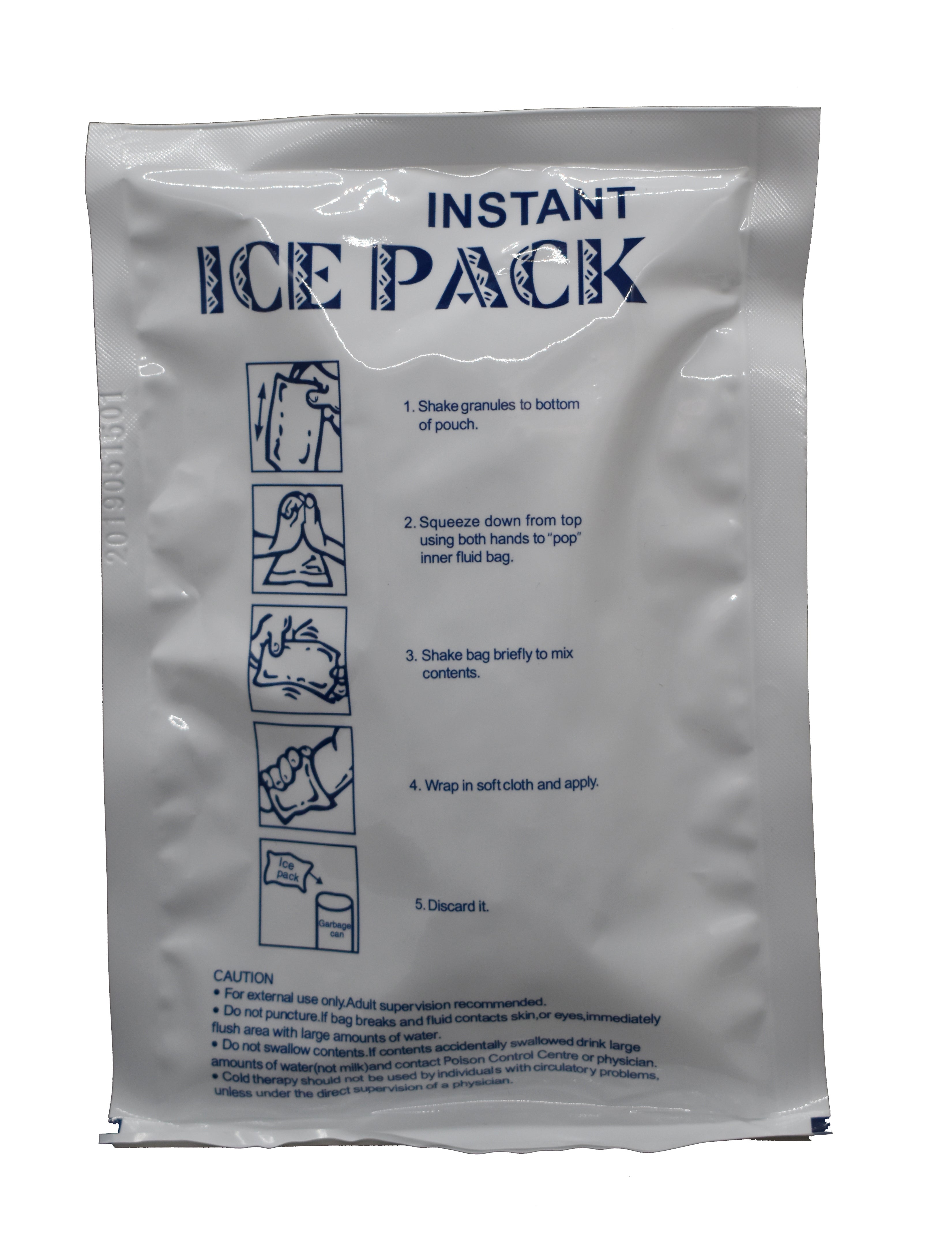 Instant ice pack 60pc Rear View