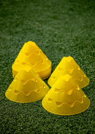 Large Disc Cones Yellow Portrait