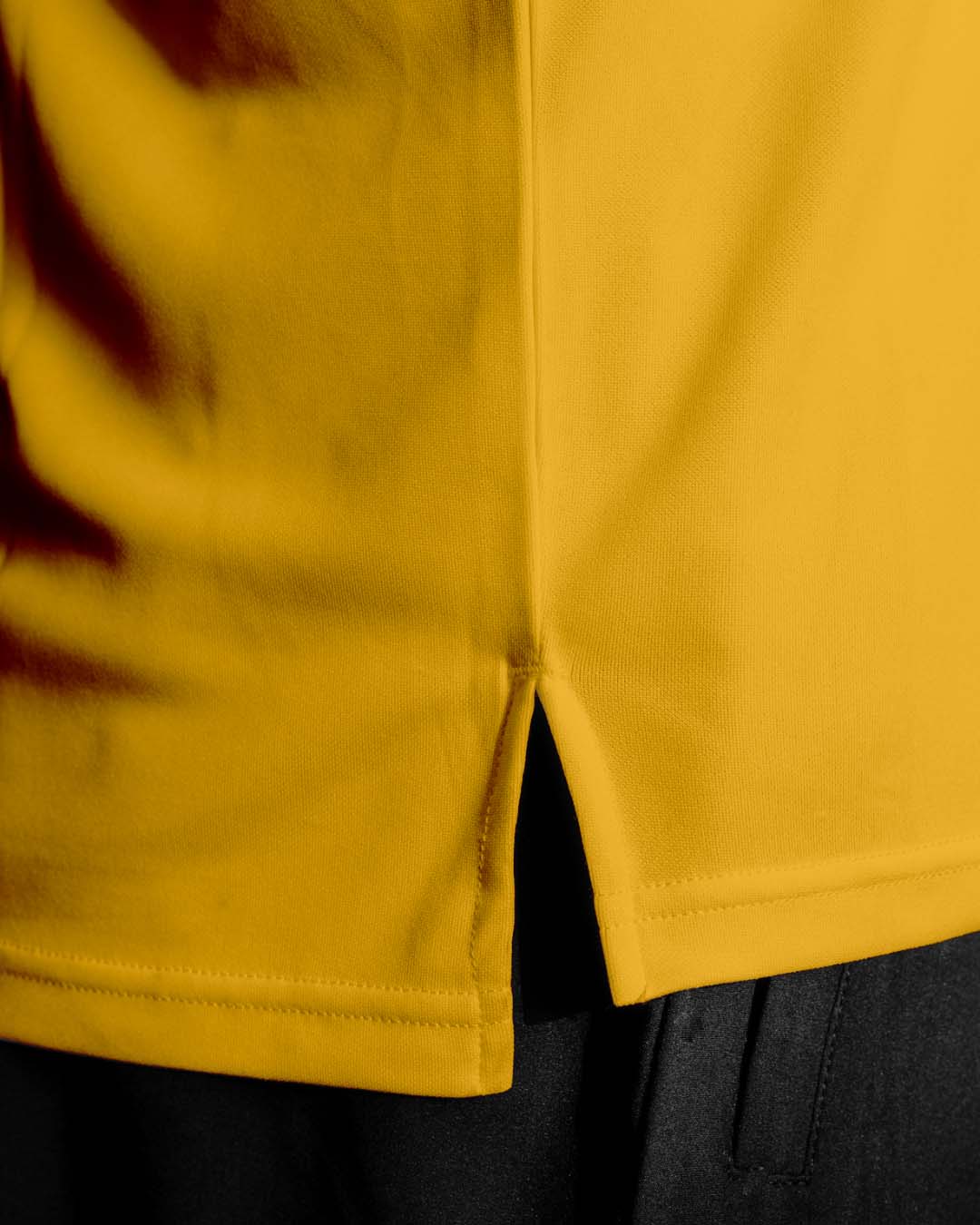 Close up photo of the hem on the Palermo shirt