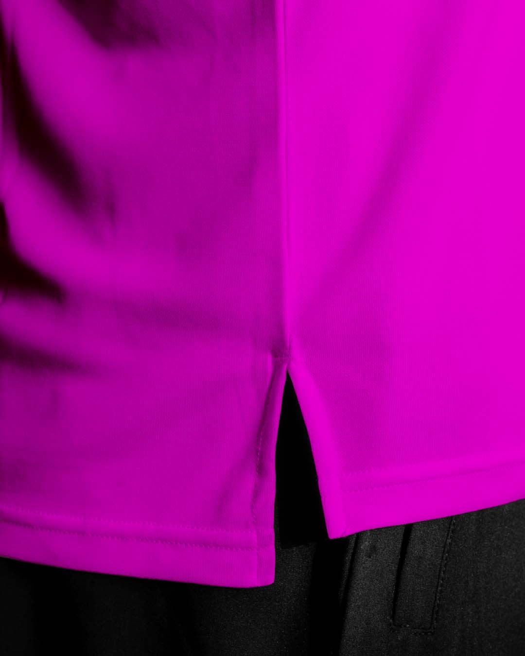 Close up photo of the hem on the Palermo shirt