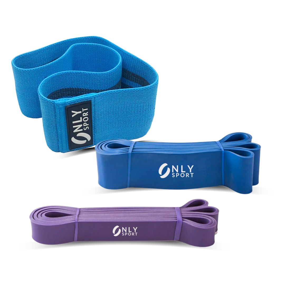 RESISTANCE PULL UP BAND BUNDLE With Fabric Band