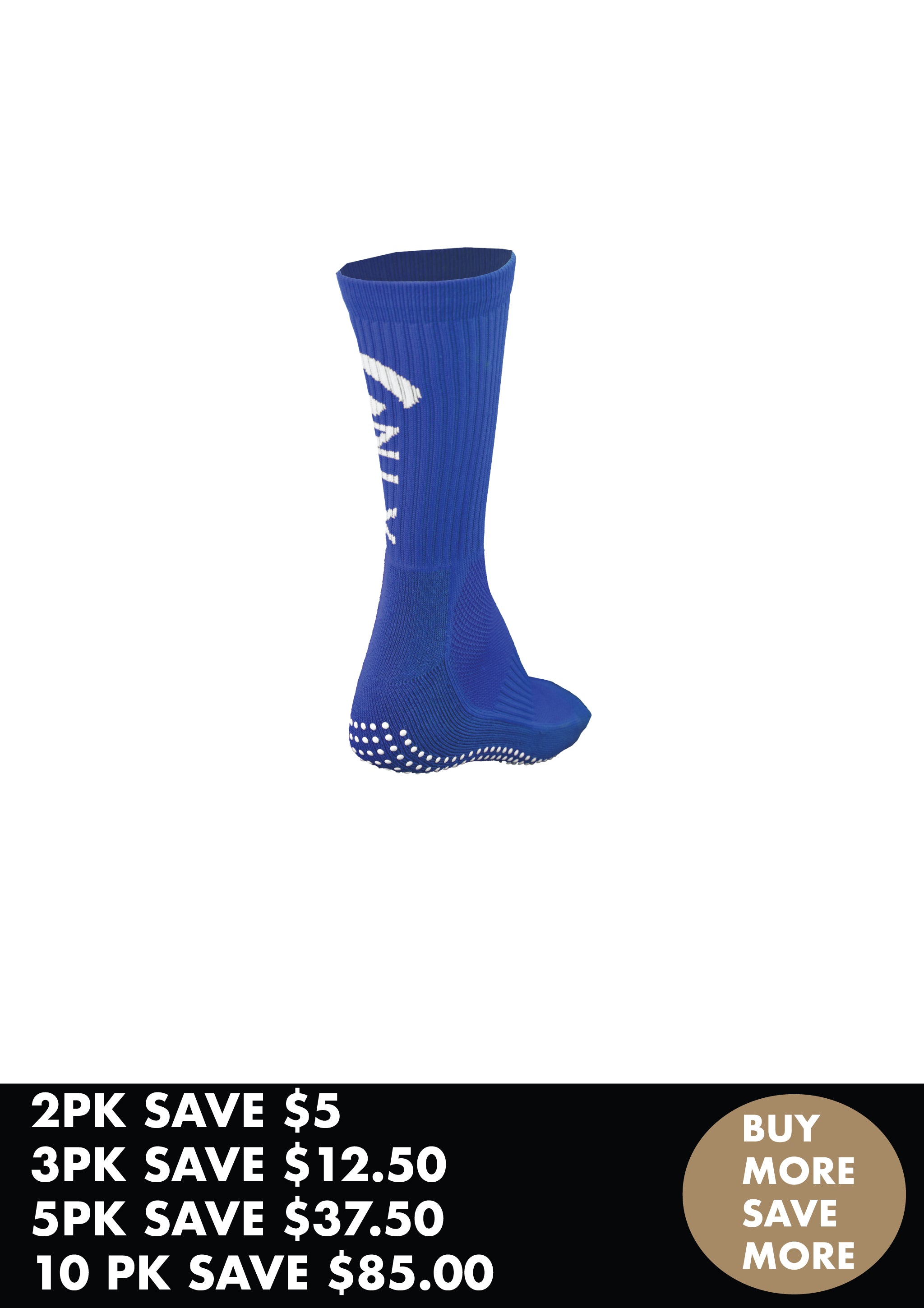GRIP SOCK BUNDLES IN ROYAL BLUE