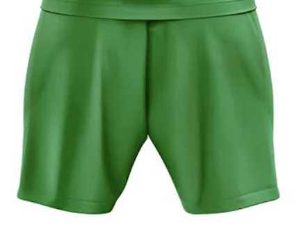 Green SJSA SHORTS back view