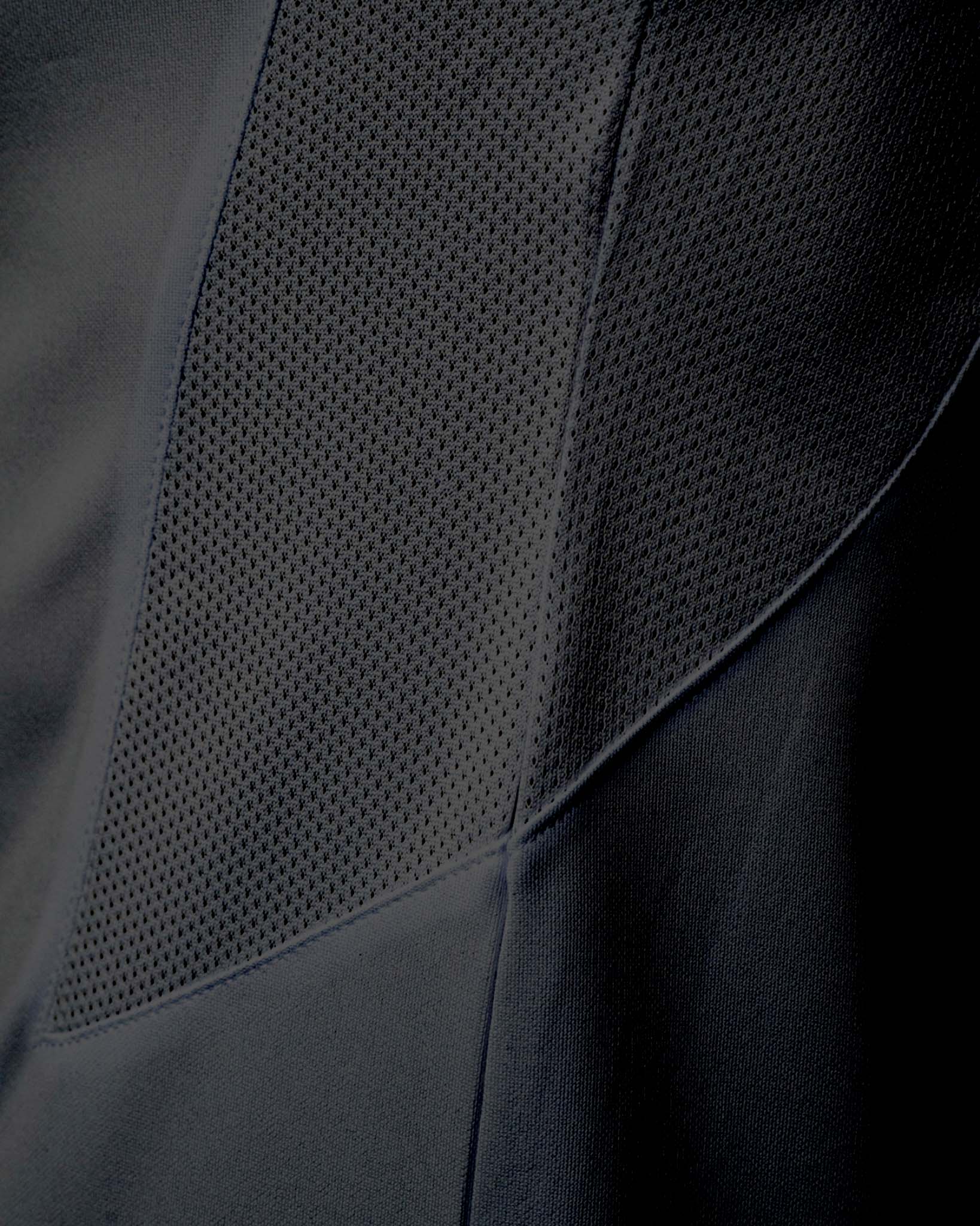 Side View Of Palermo Shirt Showing breathable mesh