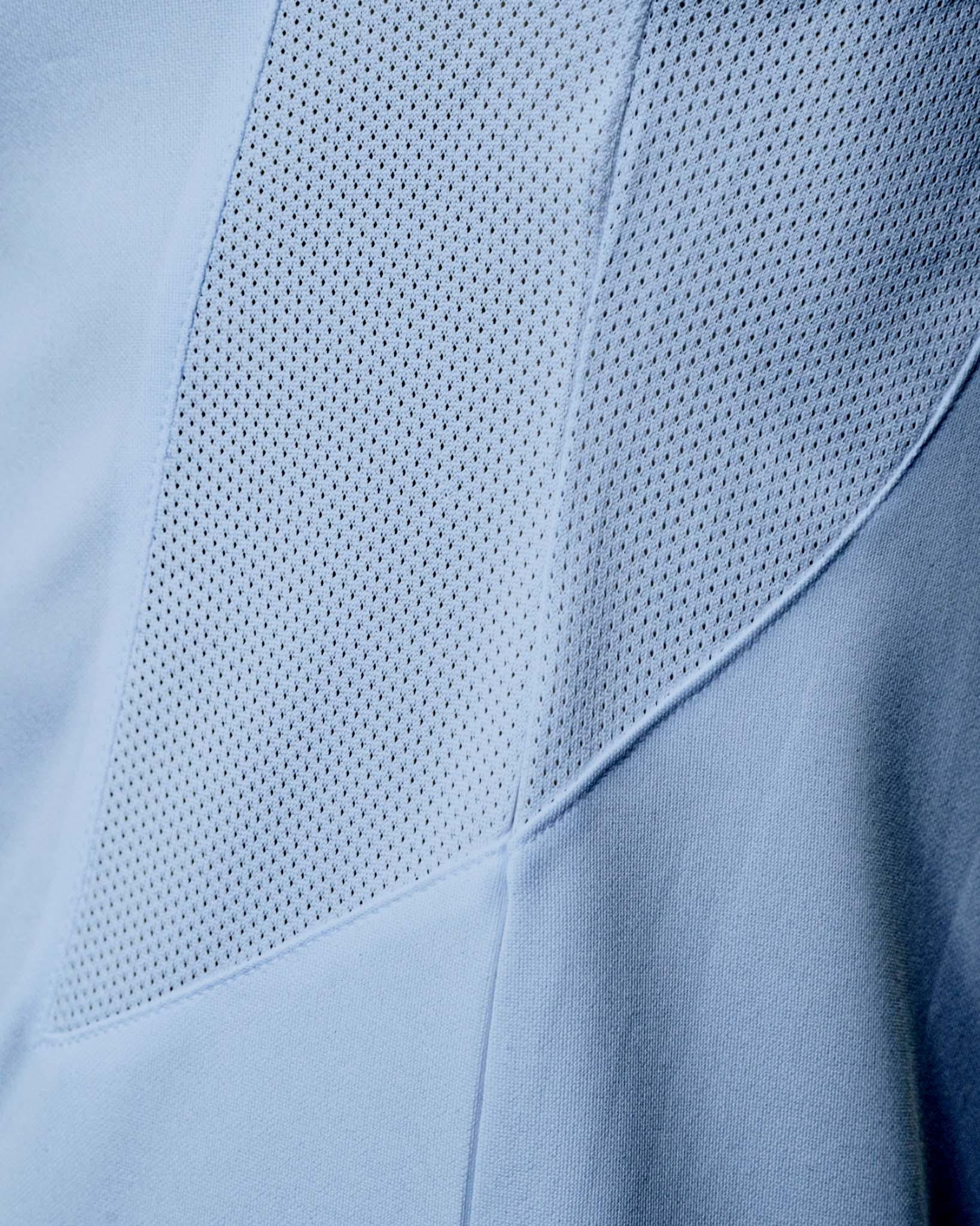 Side View Of Palermo Shirt Showing breathable mesh