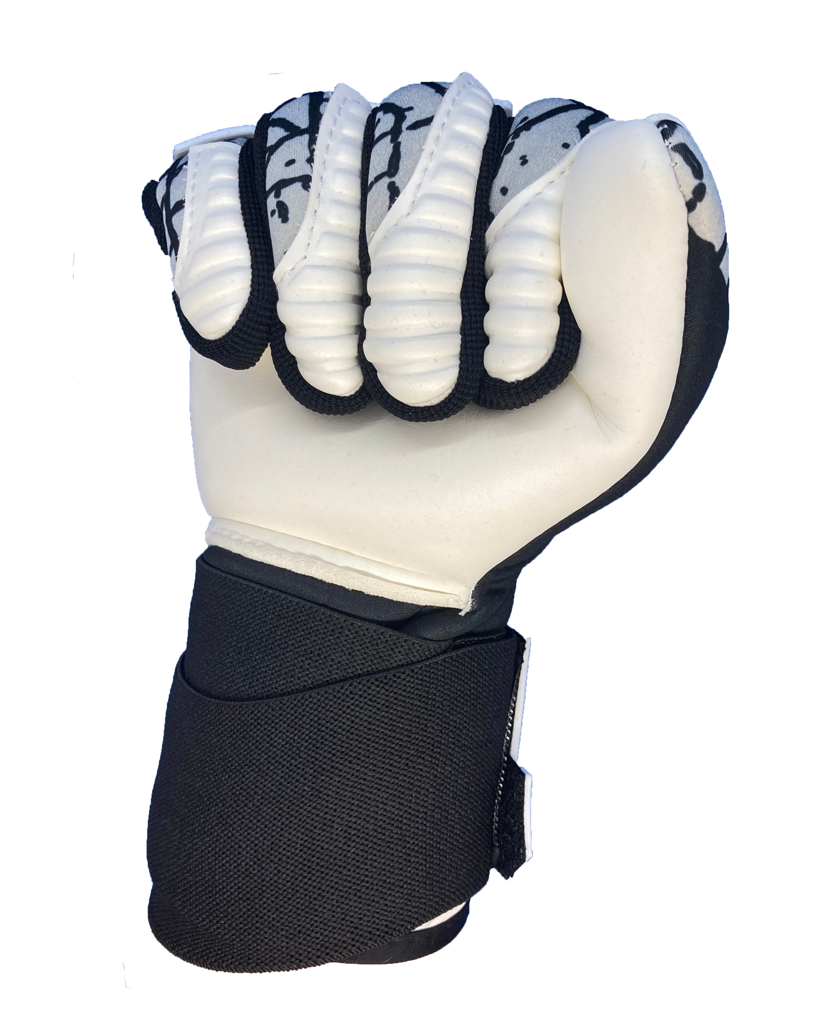 Spider Goalkeeper Glove Fist Pose Front and Inside View