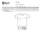 Spray Jacket Black Sizing Chart