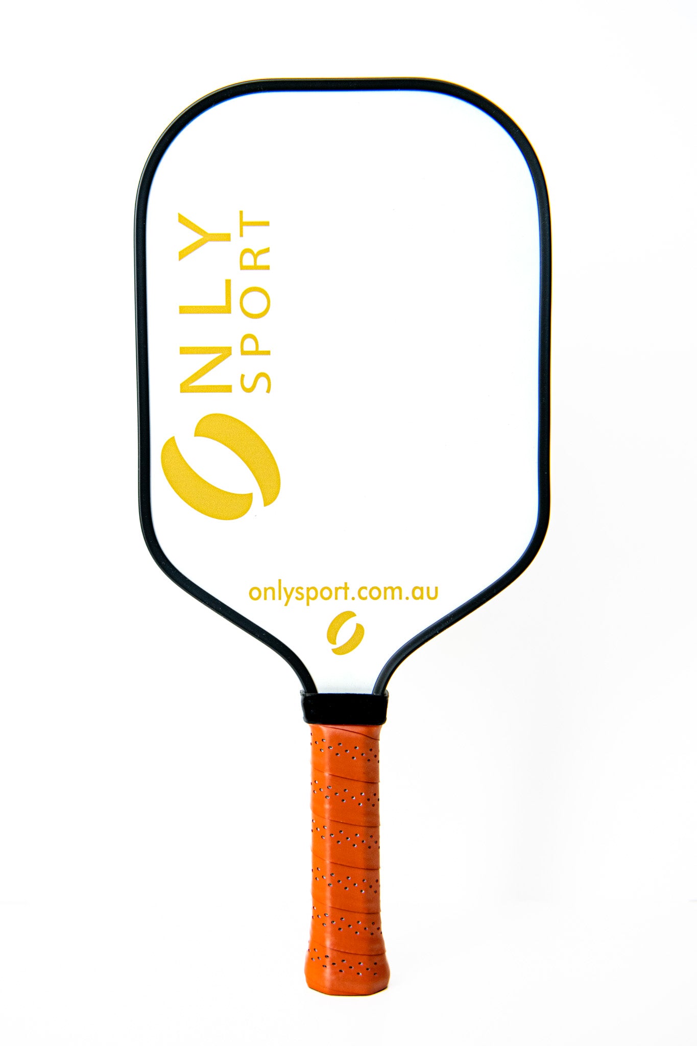 Front view of white paddle