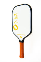 Front view of white paddle facing left