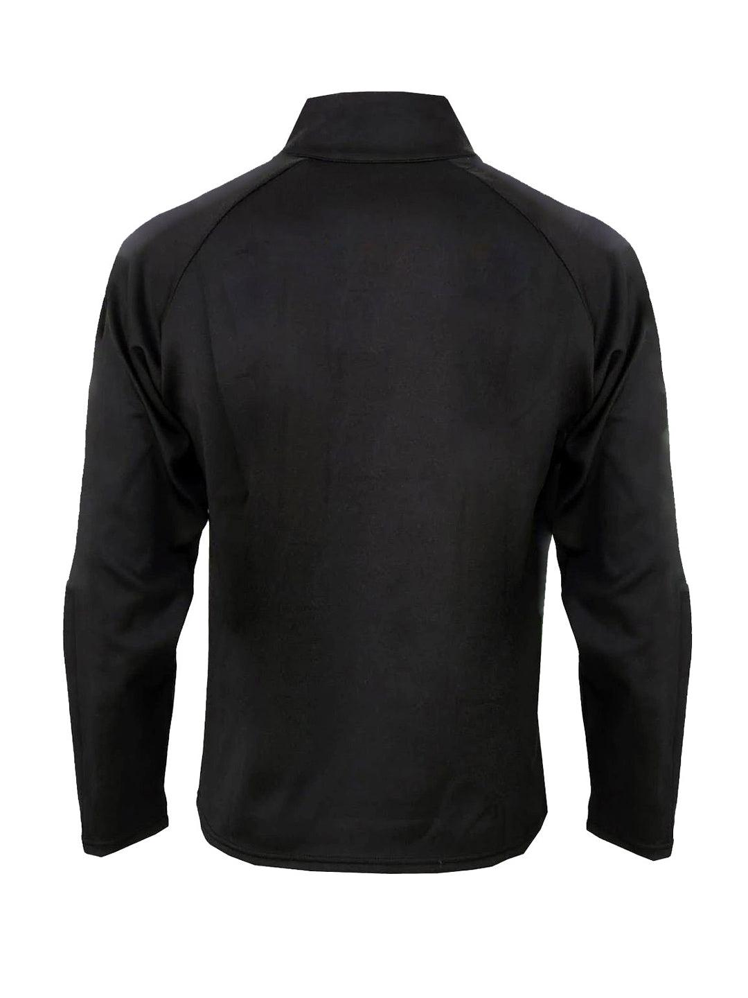 Williamstown Black 1/4 Zip Training Top Rear View