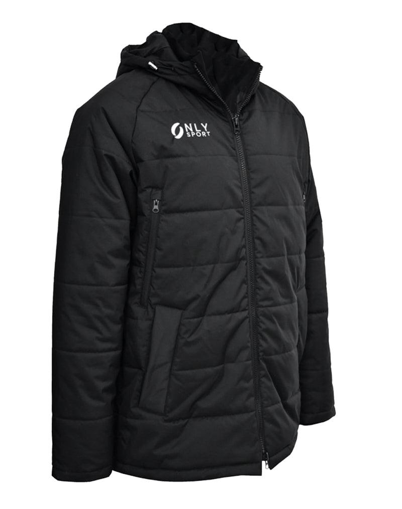 Williamstown Coaches Jacket in Black side view