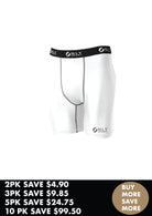 COMPRESSION WEAR SHORTS BUNDLE IN WHITE