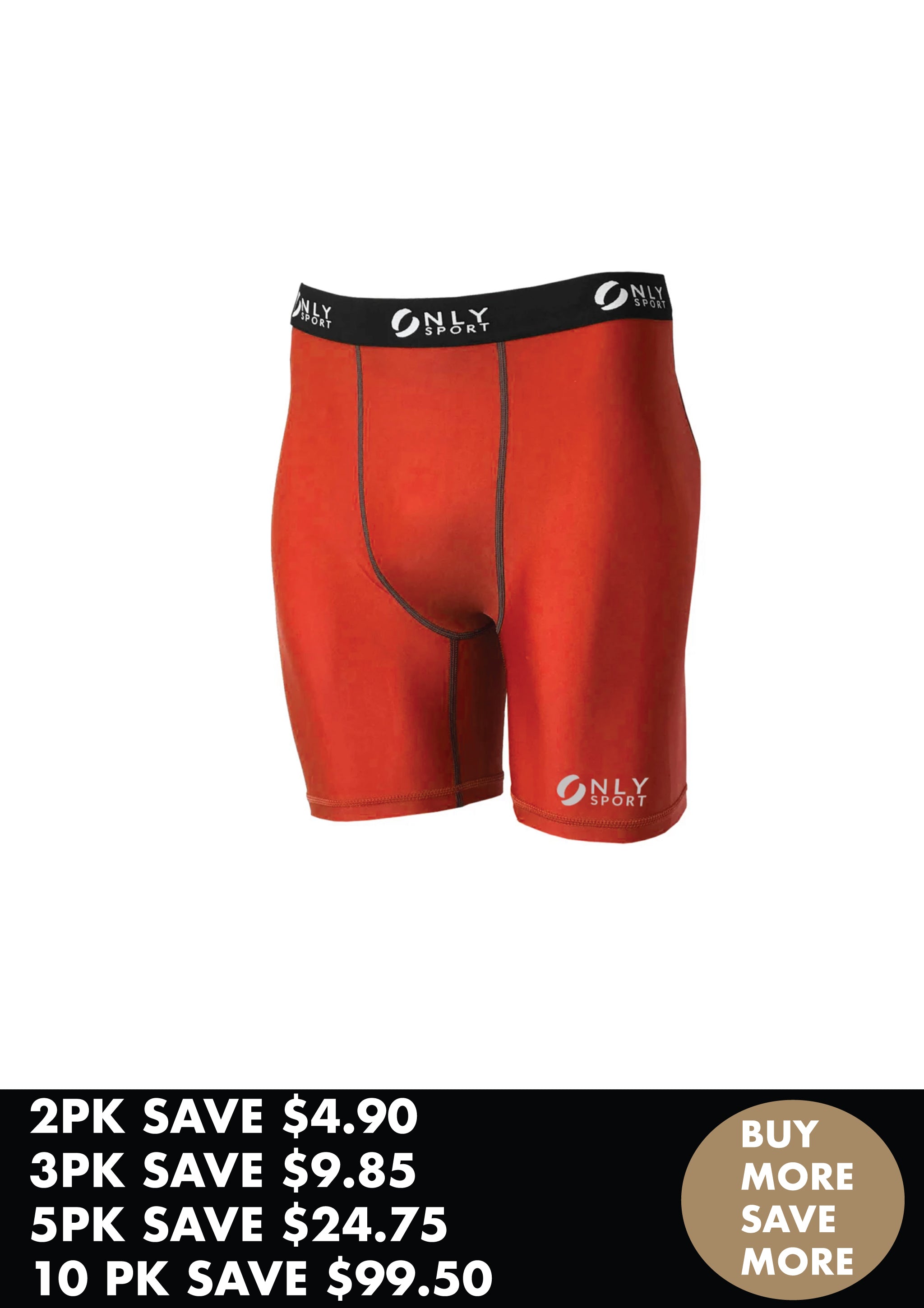 COMPRESSION WEAR SHORTS BUNDLE IN RED