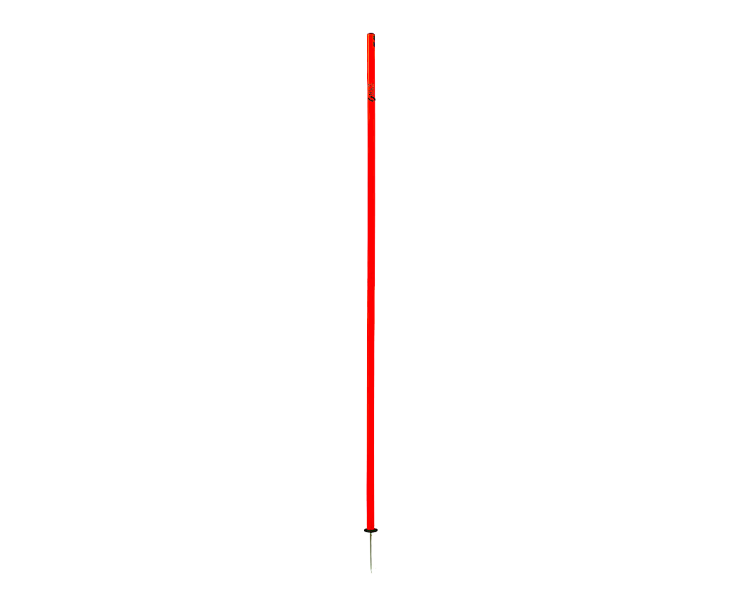 FLEXIBLE AGILITY POLE STRAIGHT UP and Full View
