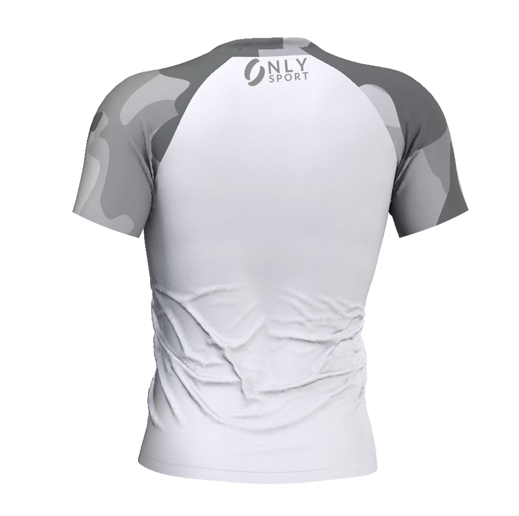 SHORT SLEEVE Rashguard- White / Camo