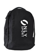 Backpack With White Zip Black Front