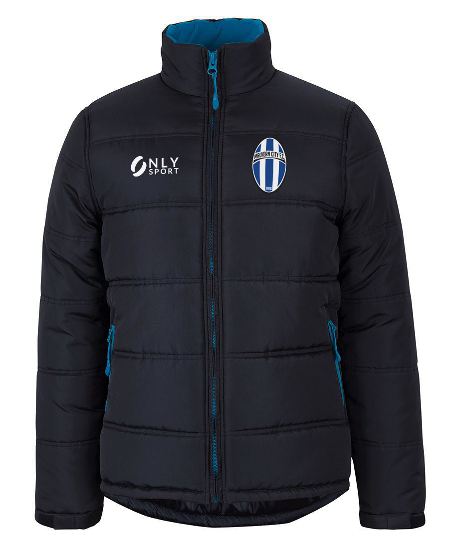 MALVERN CITY BLACK PUFFER JACKET IN BLACK