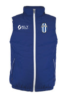 Malvern City PUFFER VEST IN BLUE front view