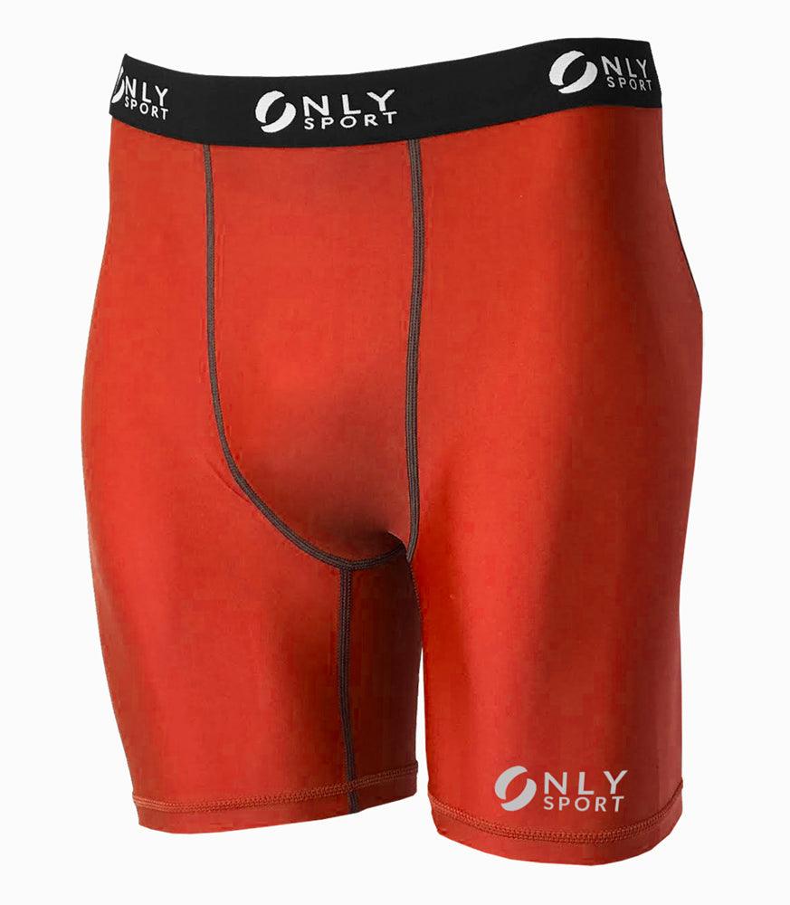 Compression Wear Shorts in Red