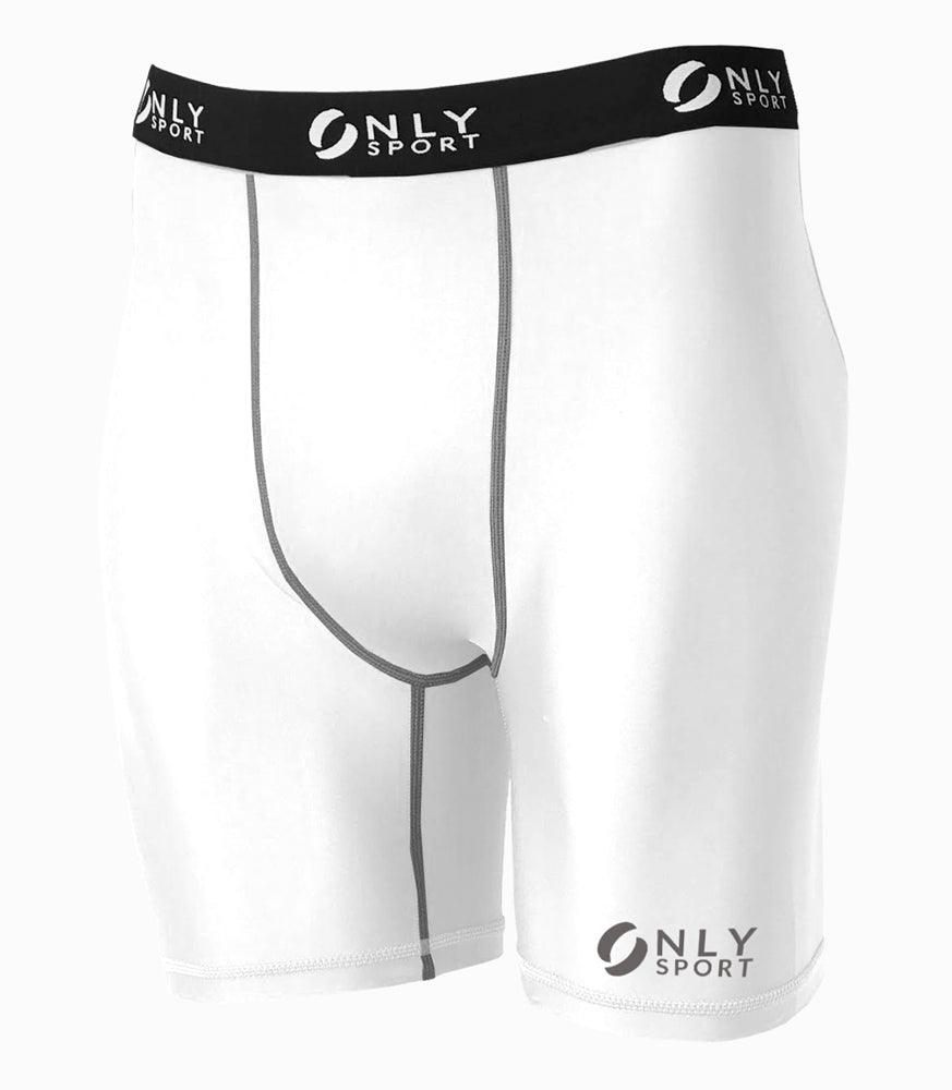 Compression Wear Shorts in White