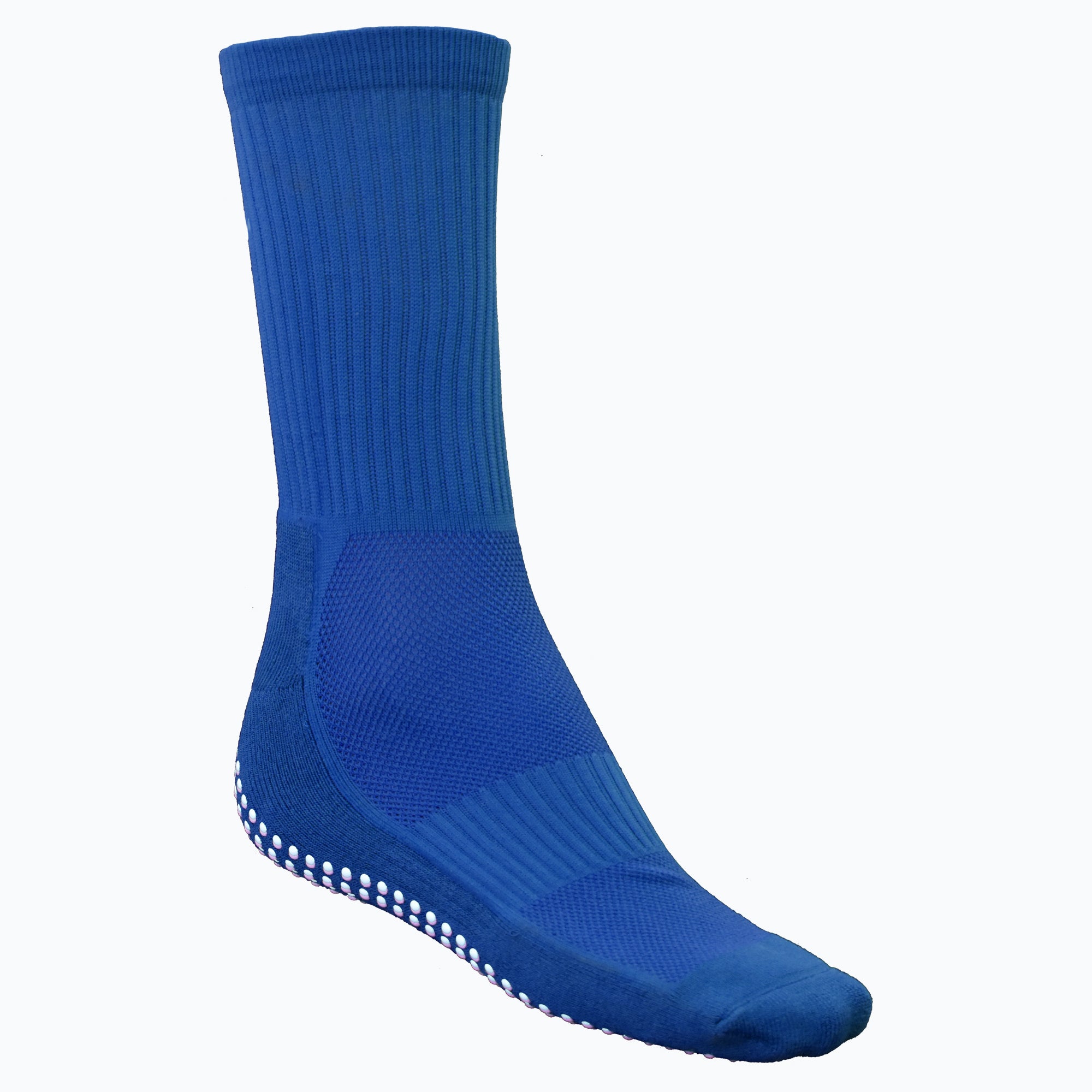 Grip Socks in royal blue front view