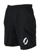 Goalkeeper Shorts in Black Angled view from front