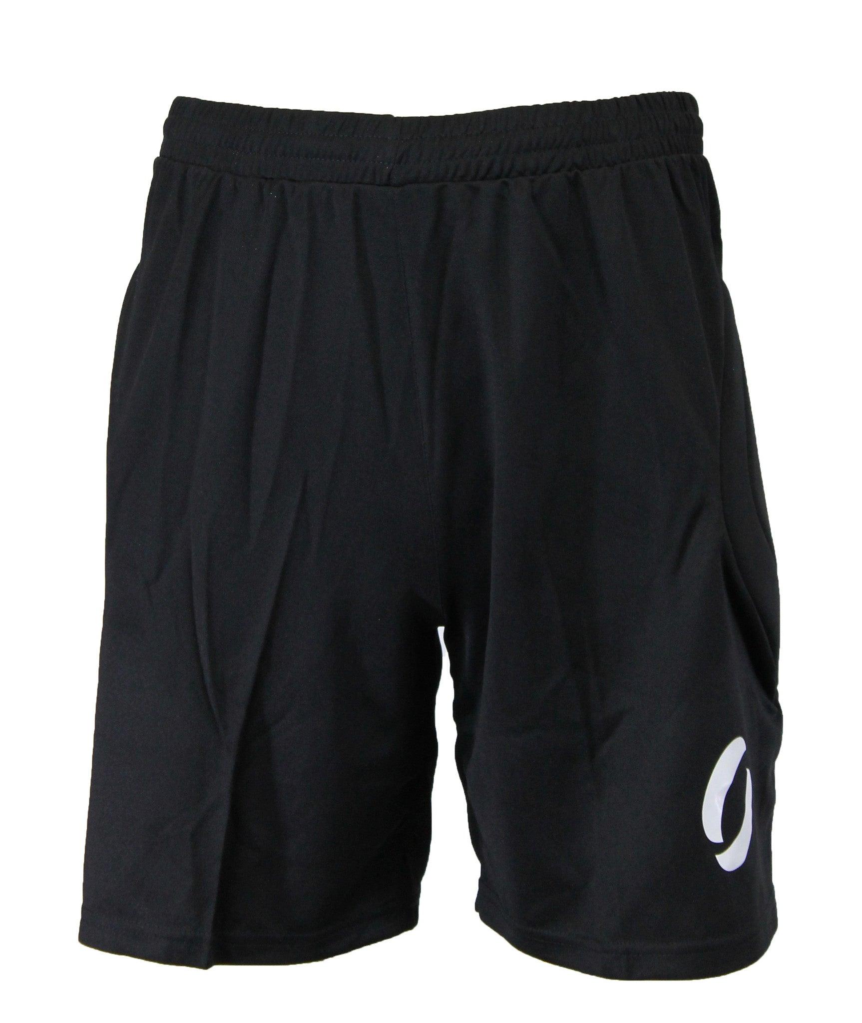 Goalkeeper Shorts in Black front view
